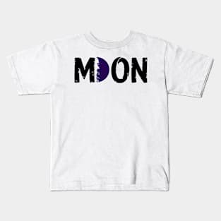 MOON Typography Kids T-Shirt